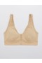  Sujetadores ajustables con cremallera y sin aros Aerie Slick Chicks en color beige