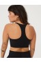  Sujetador deportivo con espalda cruzada Aerie OFFLINE de Real Me Hold Up! en color negro