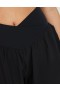  Shorts fluidos cruzados Aerie OFFLINE de Real Me en color negro