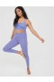  Leggings cruzados de cintura alta Aerie OFFLINE By Real Me en color morado