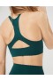  Sujetadores deportivos Aerie OFFLINE By Real Me Hold Up! Scallop de color verde oscuro