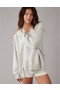  Sudadera con cuello con muesca y estampado de gran tamaño Aerie Big Hug en color gris