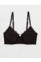  Sujetador push up con encaje de pestañas Aerie Show Off Plunge en color negro
