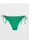 Braguita de bikini con lazo atrevido y arrugado Aerie en color verde