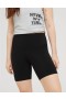  Pantalones cortos de ciclismo de cintura alta de 7" Aerie OFFLINE By Real Me, color negro