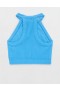  Sujetadores de cuello alto sin costuras Aerie Superchill en color azul