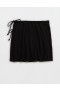  Falda tipo pareo de baño Aerie Shine Crinkle en color negro