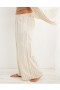 Pantalones de cintura alta Aerie Pool-To-Party Linen Edition en color blanco