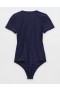  Body con mangas SMOOTHEZ de Aerie en color azul marino