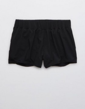  Pantalones cortos para correr Aerie Real. Period.® en color negro
