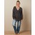  Suéter de cuello en V con diseño de gofres Aerie Whoa So Cozy en color gris