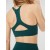  Sujetadores deportivos Aerie OFFLINE By Real Me Hold Up! Scallop de color verde oscuro