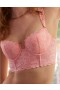  حمالات صدر Aerie Show Off Balconette من الدانتيل الحقيقي باللون الوردي