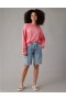  سويت شيرت Aerie Funday Graphic باللون المرجاني