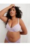  حمالات صدر Aerie Sunnie اللاسلكية Push Up Bloom Lace باللون اللافندر