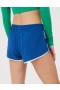  شورت Aerie OFFLINE من Low Rise Hot Stuff باللون الأزرق