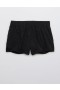  شورت الجري Aerie Real. Period.® باللون الأسود