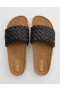  صندل Aerie Woven Platform باللون الأسود