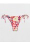  بيكيني من Aerie Cheekiest Tie باللون الأحمر