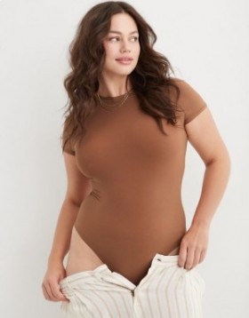  حمالات صدر Aerie SMOOTHEZ باللون البني