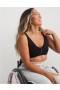  Aerie Slick Chicks Adaptive Wireless Zipper Bras Black
