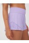  Aerie OFFLINE By Goals Lasercut Running Shorts Purple Wash