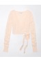  Aerie Cropped Ballet Wrap Cardigan Pink