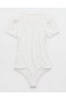  Aerie SMOOTHEZ Sleeve Body White