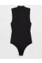  Aerie SMOOTHEZ Mock Neck BH Sort