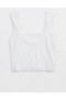 Aerie SMOOTHEZ Cami BH med firkantet hals Hvid