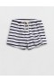  Aerie High Waisted Restart Shorts Navy