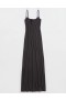  Aerie Bodycon Maxikjole Grå