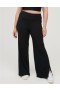  Aerie OFFLINE By Thumbs Up Heavyweight Ribbed Wide Leg Bukser Sort