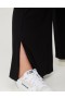  Aerie OFFLINE By Thumbs Up Heavyweight Ribbed Wide Leg Bukser Sort