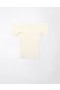  Aerie Cropped Ribbed Off-The-Soulder Top Cardigan Hvid