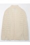  Aerie Oversized Pointelle Cardigan Hvid