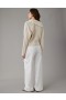  Aerie Collared Pullover Sweater Hvid
