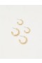  Aerie Hoop øreringe 2-pack smykker guld