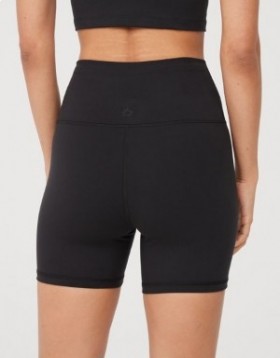  Aerie OFFLINE By The Hugger 5" cykelshorts Sort