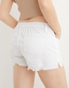  Aerie Daydream Denim Shorts Hvid