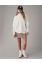 Aerie Whoa So Cozy Waffle Pullover Lichtgrijs