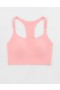  Aerie OFFLINE Door Real Me Wacht even! Racerback Sportbeha's Roze