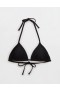 Aerie String Triangle Bikini Top Zwart