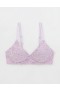  Aerie Sunnie Wireless Push Up Bloom Lace BH's Lavendel