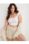  Aerie SMOOTHEZ vierkante hals cami bh's wit