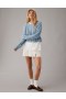  Aerie Cropped Kabeltrui Blauw