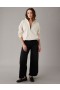  Aerie Fleece Sweatshirts met Kwartrits Wit