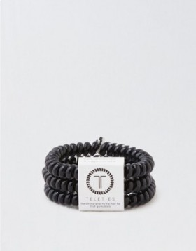  Aerie Teleties Small Hair Ties 3-Pack Haaraccessoires Zwart