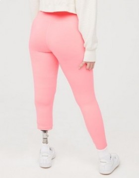  Aerie OFFLINE Door The Hugger Hoge Taille Legging Roze