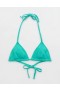  Aerie Terry String Triangle Bikini Top turkoosi